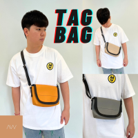 พร้อมส่ง? กระเป๋าสะพายข้าง รุ่น Tag Bag หนัง PU ปรับสายได้