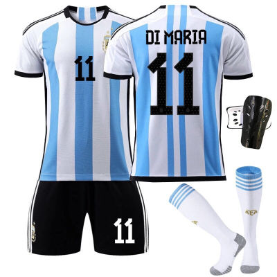 2022 World Cup Samsung Argentina No.10 Messi Stadium Home Boys and Girls Soccer Jersey