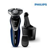 ?ส่งฟรี PHILIPS เครื่องโกนหนวดไฟฟ้าแบบแห้งและเปียก รุ่น S5572/10