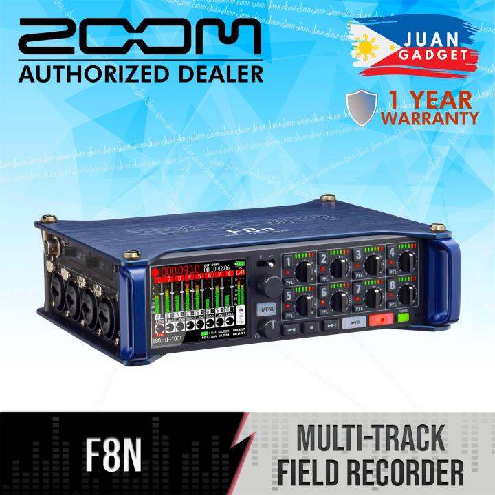 Zoom F8n 8Input / 10Track MultiTrack Field Recorder JG Superstore