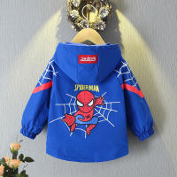 Spiderman Hooded Jackets Girls Boys 2022 Spring Autumn Sports Coats 1-6 Years Children Cartoon Outerwear Kids Casual Clothes