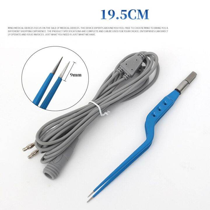 bipolar-coagulating-tweezers-electrocoagulating-wire-insert-type-high-temperature-and-high-pressure-electrocoagulation-forceps