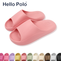 Hello Polo รองเท้าแตะ รองเท้าแตะผู้หญิง รองเท้าอุ้งเท้าแมว พื้นนิ่ม น้ำหนักเบา ห้องน้ํารองเท้าแตะกันลื่นหนา เหมาะสําหรับสวมใส่ในร่ม HP8004W