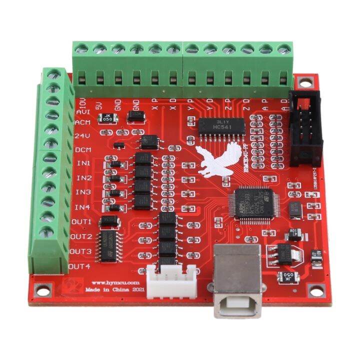 4แกน-mach3-stepper-มอเตอร์-motion-controller-การ์ด-breakout-board-อินเทอร์เฟซ-usb-cnc-controller-board-สำหรับ-stepper-motor