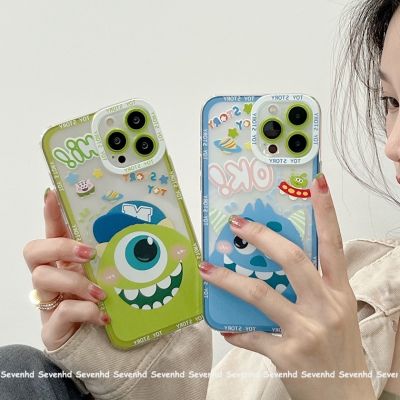 เคสโทรศัพท์มือถือ แบบนิ่ม ลายการ์ตูนมอนสเตอร์ สําหรับ iPhone 13 12 Xs Xr X 7 8 6 6s