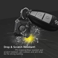 For Locator Soft Silicone Protective Cover Waterproof Anti-Lost Anti-Scratch Case with Keychain Accessories