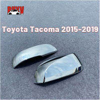 BuyV Chrome รถฝาครอบกระจกมองหลังด้านข้างสำหรับ Toyota Tacoma 2015-2019