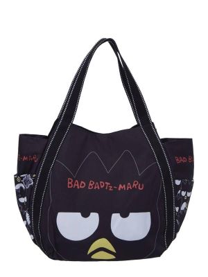 กระเป๋า Bad Badtz Maru Tote Bag ไซส์ใหญ่ กระเป๋าสะพายข้างแฟชั่น สะพายเข้าบ่าได้ ขนาด 52×35 cm. (ด้านข้างขยายได้กว้างมากๆ)