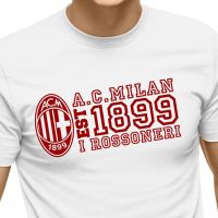 เสื้อฟุตบอลทีมเอซีมิลาน AC Milan Football Club T-Shirt Rossoneri Il