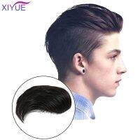 XIYUE Handsome Top Replacement Films Mens Wigs Mens Short Hairs Bald Foreheads Mens Hair Replacement