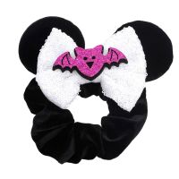 Hallowmas Bows Scrunchies All Saints Day 6นิ้วกำมะหยี่ Bowknots Hairbands Headwear เด็ก Spoof Batwing Party อุปกรณ์เสริมผม