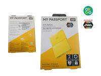 Extrenal ( ฮาร์ดดิสด์ขนาดพกพา ) 2 TB ยี่ห้อ WD รุ่น My Passport สีเหลือง