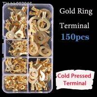 ┋ 150/300PCS/set Terminal Block DJ431M3/M4/M5/M6/M8/M10 O-Type Lugs Terminals Cold-Pressed Wire Connector Copper Tab Wiring Nose