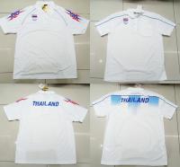 ของแท้ Polo Grand Sport เสื้อ โปโล เจ้าหน้าที่ ทีมชาติไทย Asian Game Sea Game สีขาว ใหม่ป้ายห้อย ลิมิเต็ด อิดิชั่น