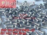 stainless steel Screws M1x2.5 Pan Head PHIL Driver A2-70 ROHS Polished 100 pcs QCTI Screw