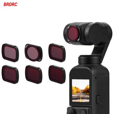 ดั้งเดิม! ตัวกรอง BRDRC สำหรับ DJI Osmo Pocket/Pocket 2ขากล้องมือถือกล้องยูวี ND4 ND8 ND16 ND32อุปกรณ์เสริมกระจกแสงที่มีความหนาแน่นเป็นกลาง