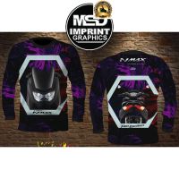 2023 design AEROX NMAX Full Sublimation long sleeve t-shirt，Can be customization