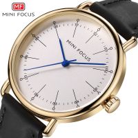 MINI FOCUS Top Brand Mens Watches Quartz Fashion Simple Stylish Leather Casual Military Man Watch Waterproof Relogio Masculino