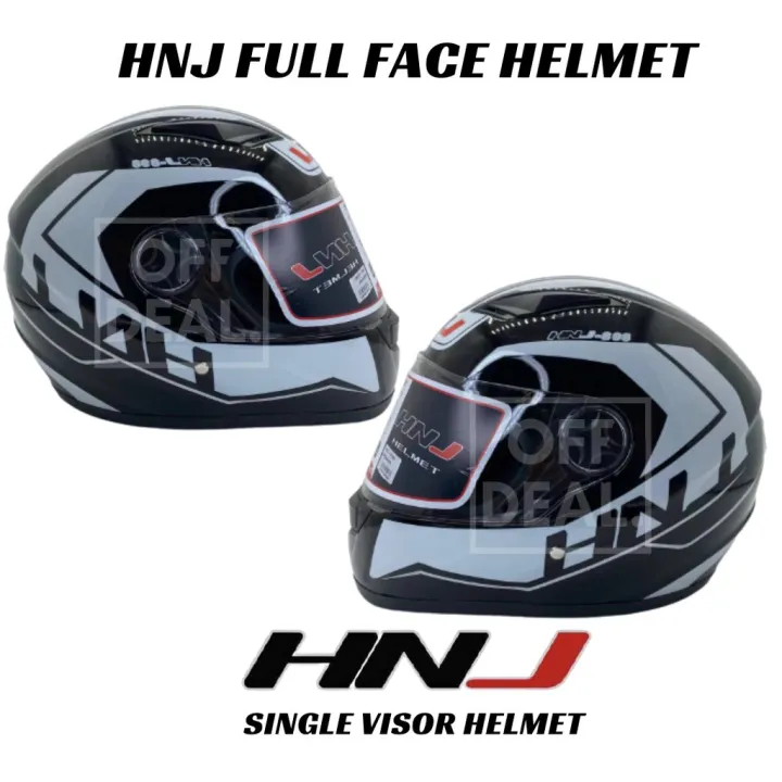 Hnj Motorcycle Helmet Full Face Motors Visor Open Face Helmets With Icc Certified Lazada Ph