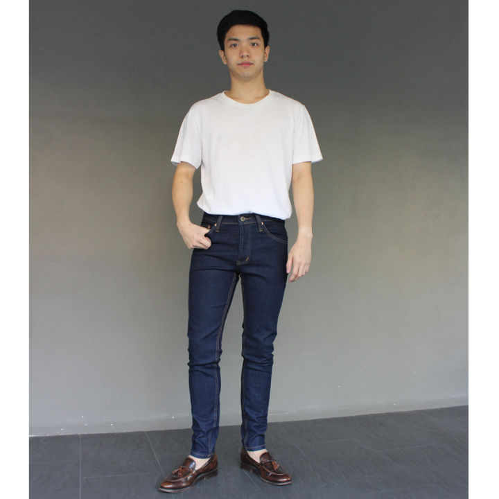 golden-zebra-jeans-กางเกงยีนส์ชายขาเดฟไซส์เล็กไซส์ใหญ่สีน้ำเงิน-เอว28-40