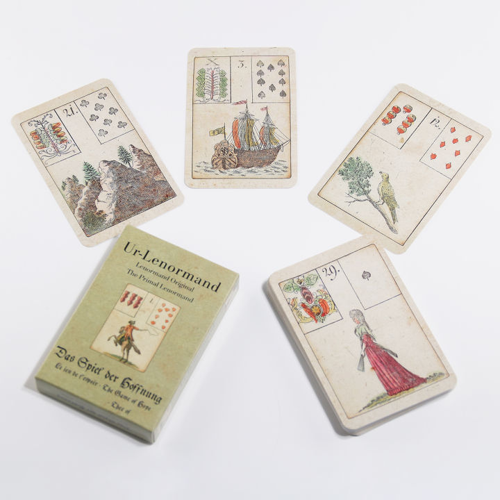 ur-lenormand-original-primal-lenormand-tarot-cards-full-english-for-guidance-divination-fate-tarot-deck-board-games-friend-party