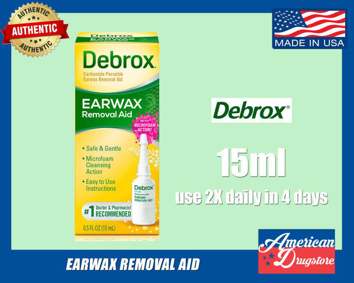 Debrox Earwax Removal Aid, Soften and Loosen Earwax, Microfoam