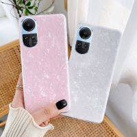 เคสใหม่สำหรับ OPPO Reno10 Reno 10 Pro + 5G 2023เคสซิลิโคนนิ่มแวววาวโปร่งใสเรียบง่ายกรอบโทรศัพท์ OPPO Reno10Pro