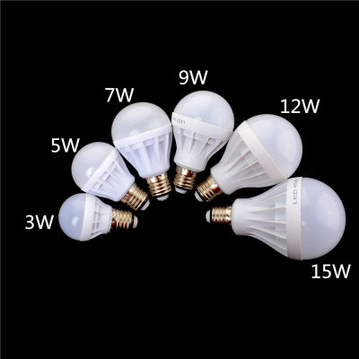 E27 LED หลอดไฟอัจฉริยะ5W 7W 9W 12W 15W หลอดไฟใหม่สีขาวเป็นมิตรกับสิ่งแวดล้อม