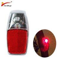 ❅●♧ Jueshuai Red LED Bike Rear Light Mount on the Fender with Battery Safety Warning Bicycle Tail light Lamp Bycicle Accessories MTB