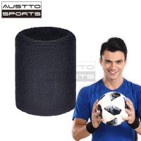 Austto 1pc Sports Wristband Sweatband Cotton Sweat Band for Men and Women Sports Sweatbands for Tennis Basketball Running Gym Working Out