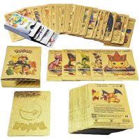 【Wilber】100 สมุดการ์ด Pokemon Gold Foil Cards การ์ดโปเกมอน การ์ดเกม สมุดสะสมการ์ด โปเกมอน