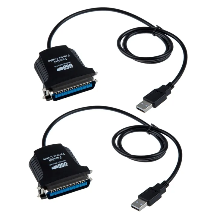 2X USB to IEEE 1284 Parallel Port Adapter Cable Lazada PH