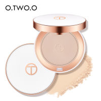 Leach【คลังสินค้าพร้อม】O.TWO.O Face Setting Powder Cushion Compact Powder Oil-Control Matte Smooth Finish Concealer Makeup Pressed Powder