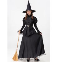 Carnival Halloween Lady Wicked Witch Costume Cool Heartless Vampire Enchantress Fitted Cosplay ชุดแฟนซีปาร์ตี้