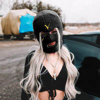 Balaclava Face 3-Hole สำหรับสภาพอากาศหนาวเย็นฤดูหนาวสกีผู้ชายและผู้หญิง Thermal Cycling