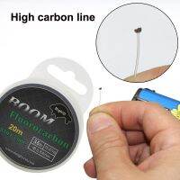 【CC】 20m Boom Fluorocarbon Fishing Carp Rig Making Accessories Chod Crimp Sleeves Feeder Tackle