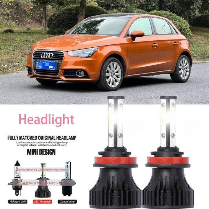 หลอดไฟหน้ารถยนต์-led-lai-40w-6000k-สีขาว-สําหรับ-audi-a1-gbh-2019-2023