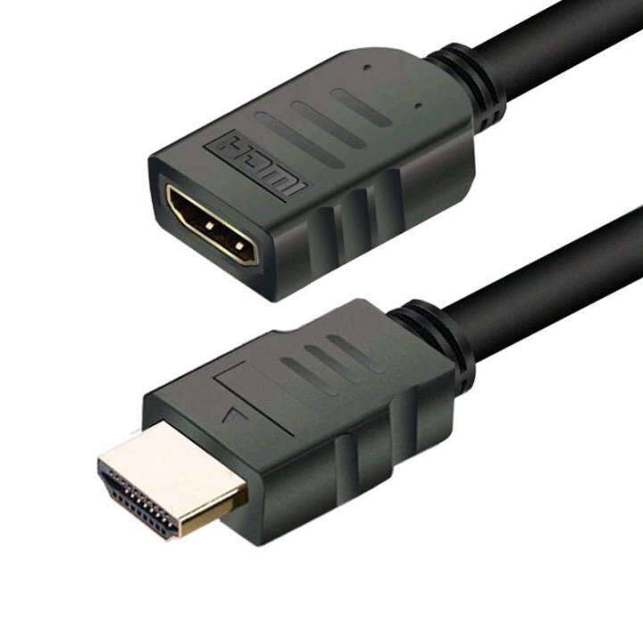 สาย-hdmi-2-0-หัวตัวผู้-ตัวเมีย-cable-male-female-support-3d-4k-2k-hd-60hz-ทองแดงเบอร์-28-awg