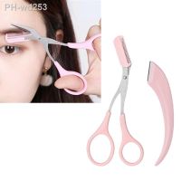 Newest Eyebrow Trimming Knife Eyebrow Face Razor For Women Professional Eyebrow Scissors Comb Brow Trimmer Scraper Accessories