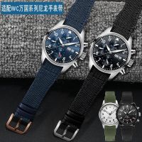 suitable for IWC Aviator Mark Spitfire Portuguese Waterproof Canvas Nylon Watch Strap