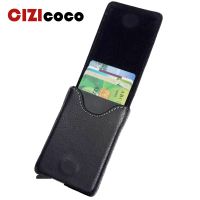 New Card Id Holders RFID Aluminium Alloy Credit Card Holder PU Leather Wallet Antitheft Men Automatic Pop Up RFID Wallet Card Holders