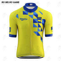 Summer 2022 New Ukraine National Flag Cycling Jersey Yellow Mens Bicycle Team Road Racing Bike Clothing Triathlon Jersey