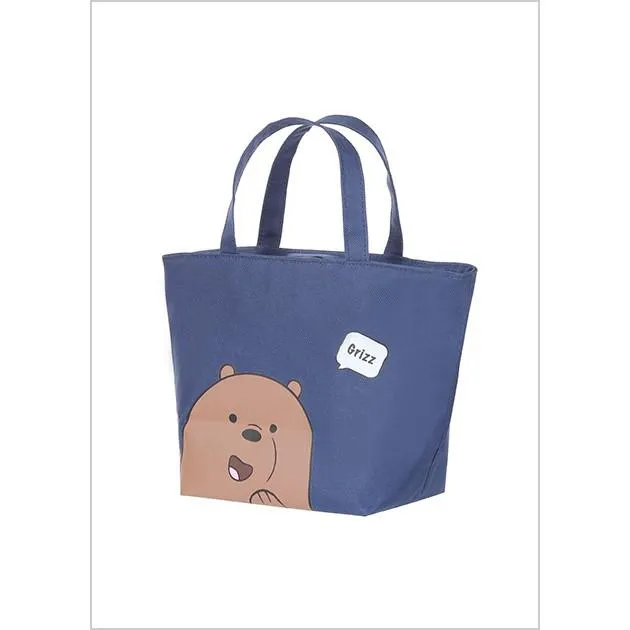 We Bare Bears Canvas Tote Bag Miniso