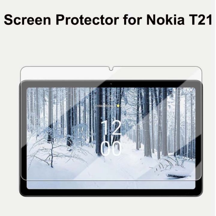 ความแข็ง9h-กระจกเทมเปอร์ปกป้องหน้าจอสำหรับ-nokia-t21-ฟิล์มป้องกัน