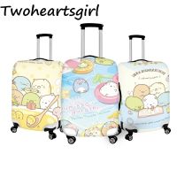 Twoheartsgirl ซิปป้องกันอุปกรณ์คลุมกระเป๋าเดินทางการ์ตูน Sumikkogurashi ทนทานต่อกระเป๋าเดินทางเคสโทรศัพท์กันกระแทก