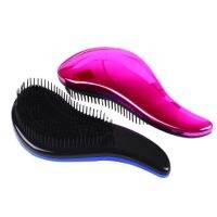 【CC】 Detangling Hair Brushes Anti-static Massage Comb Electroplate Shower Wet Hairbush Styling