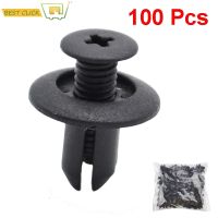 【YD】 100pcs 8mm Hole Door Rivet Plastic Clip Fasteners Cars Lined Cover Barbs Retainer Push Pin