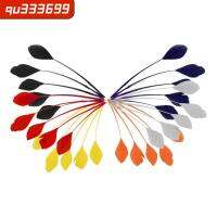 QU333699 50ชิ้นขนนกที่มีสีสันขนอ่อนนุ่มยาว15-20ซม. ขนห่านหลากสีสำหรับงานฝีมือขนห่านขนนกหลุดลอกหมวกทหารทำ