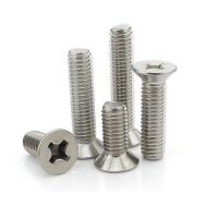 M1 M1.2 M1.4 M1.6 M1.7 Stainless Steel DIN965 Countersunk Head Flat Head Phillips Screw Micro Machine Screws SS304 Screw Nut Drivers