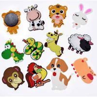 12pc Fridge Magnet Decor Animal Sticker Refrigerator Magnets Cartoon Children 39;s Magnets Home Decoration Message Board Magnet